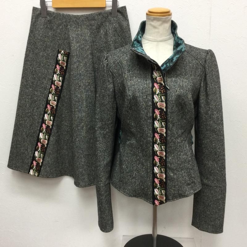 KENZO ウールコートツィード38Aライン