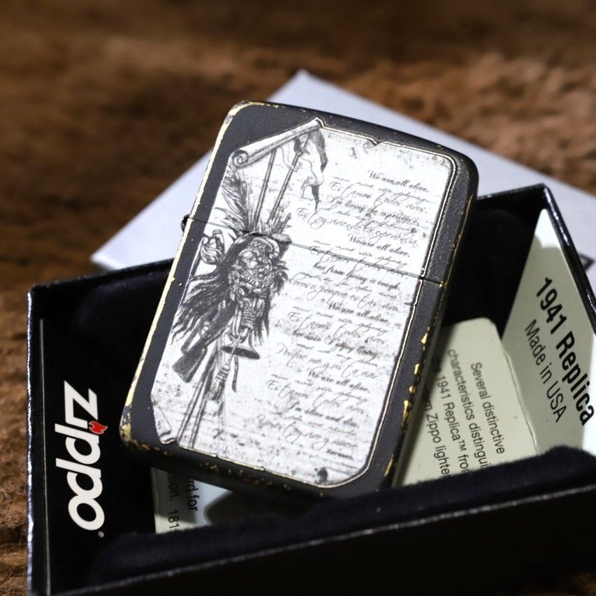 ZIPPO ゼロセン レター 1941 レプリカ ジッポー マットブラック 黒