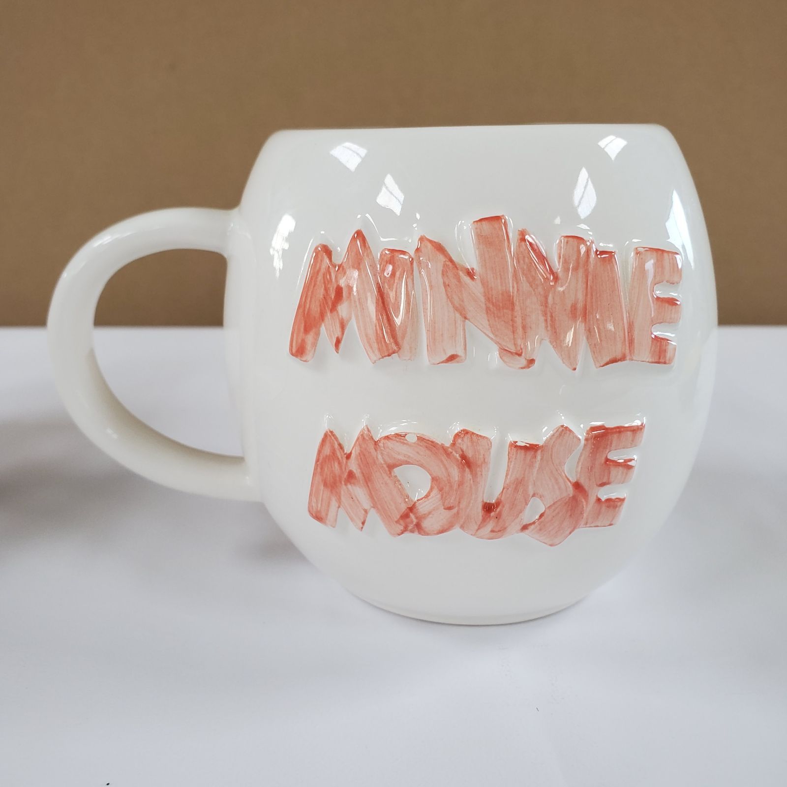 2個セット】レア ミニー フェイス お顔 マグカップ ドナルドダック