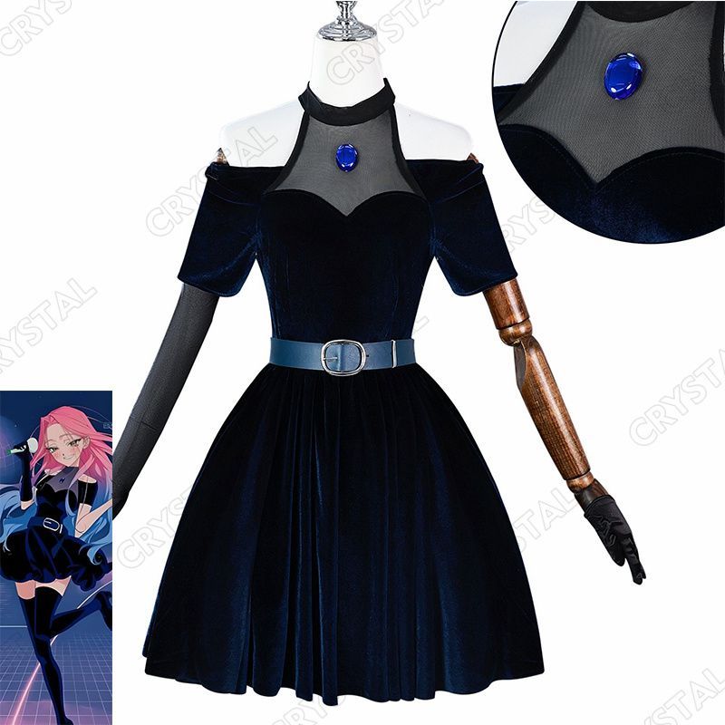 Amazon.co.jp: [Plazhen] ALIENSTAGE エイリアン・ステージ ミジ MIZI コスプレ衣装 ウィッグ付き my  Clematis 舞台装 コスチューム コスプレ セット (XS) : ホビー