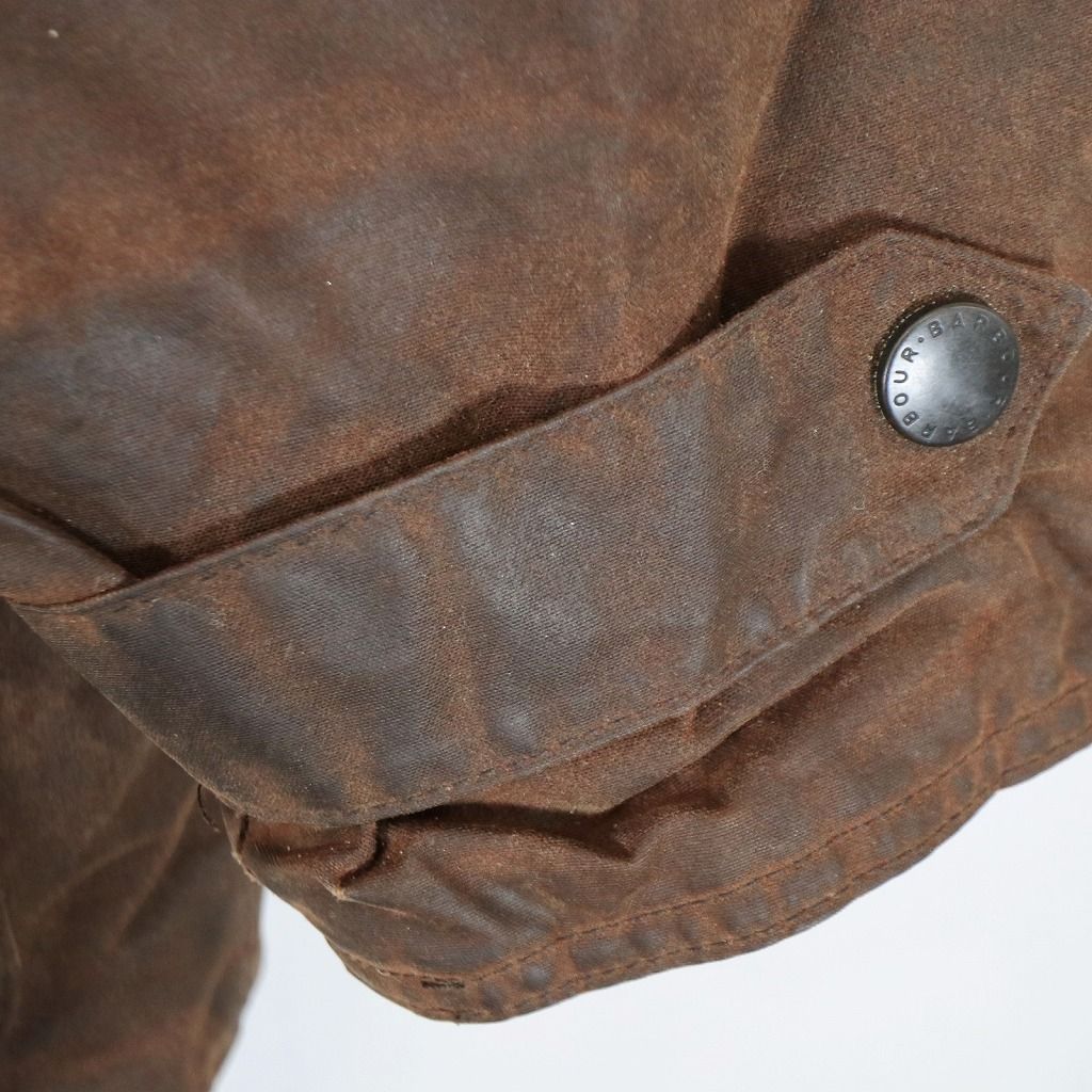 Barbour バブアー BUSHMAN オイルドジャケット 防寒 ユーロ 襟レザー