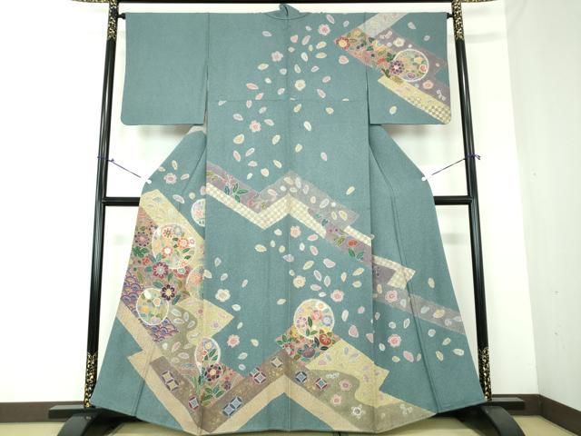 平和屋着物●訪問着　吉祥　正絹　逸品　CAAW3885vf 平和屋着物○訪問着 吉祥 正絹 逸品 CAAW3885vf