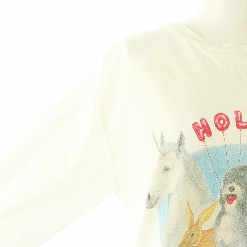 ホリデイ holiday SUPER FINE L/S T-SHIRT ZOO ロンT カットソー
