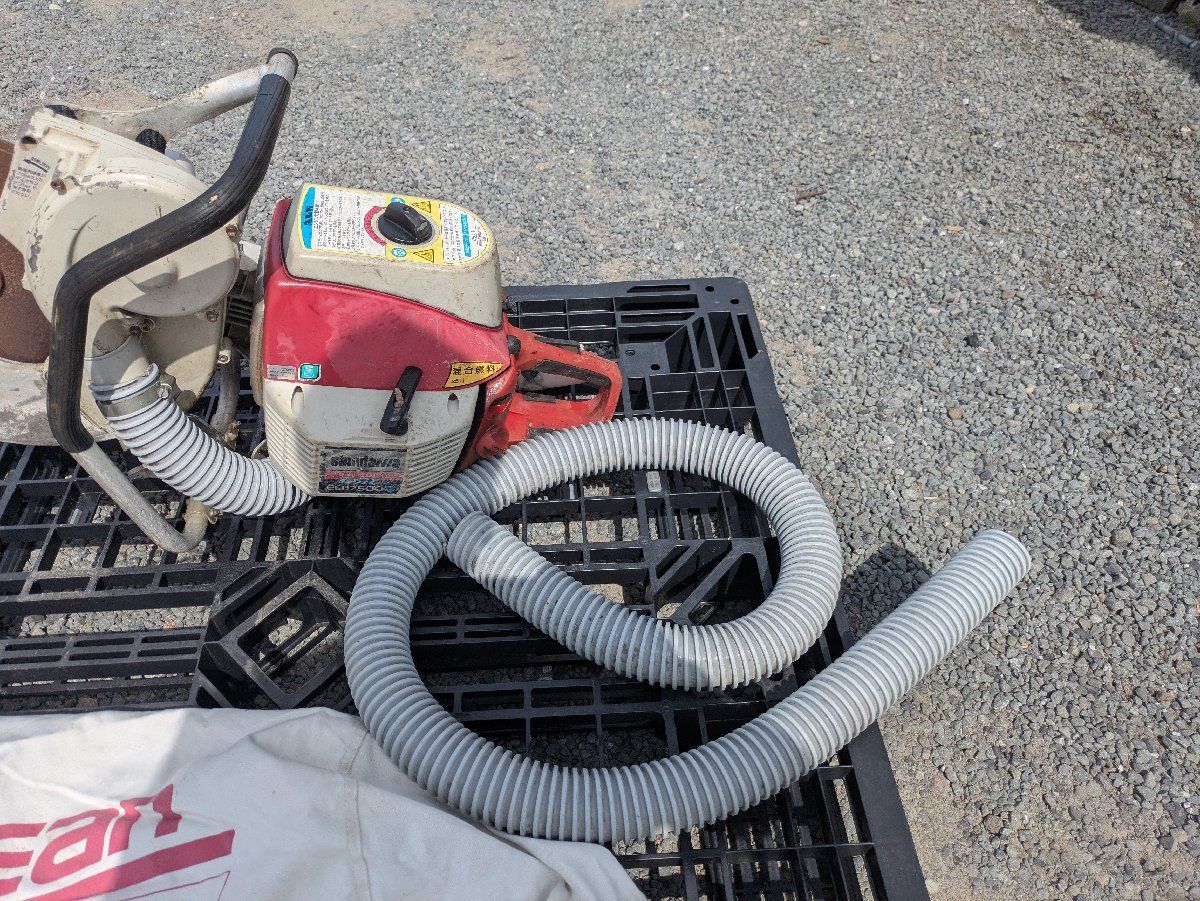 鹿児島発 新ダイワ エンジンカッターECD7500 ブレード、ホースダスト