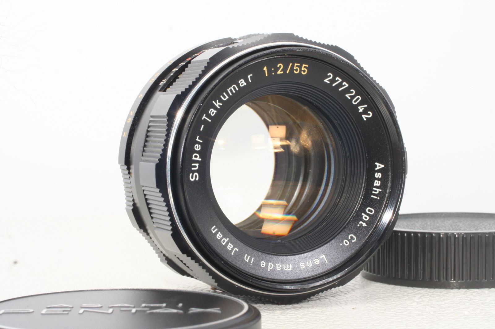 幻のレンズ】前期黄文字タクマー super Takumar 55mm f2 - レンズ(単焦点)