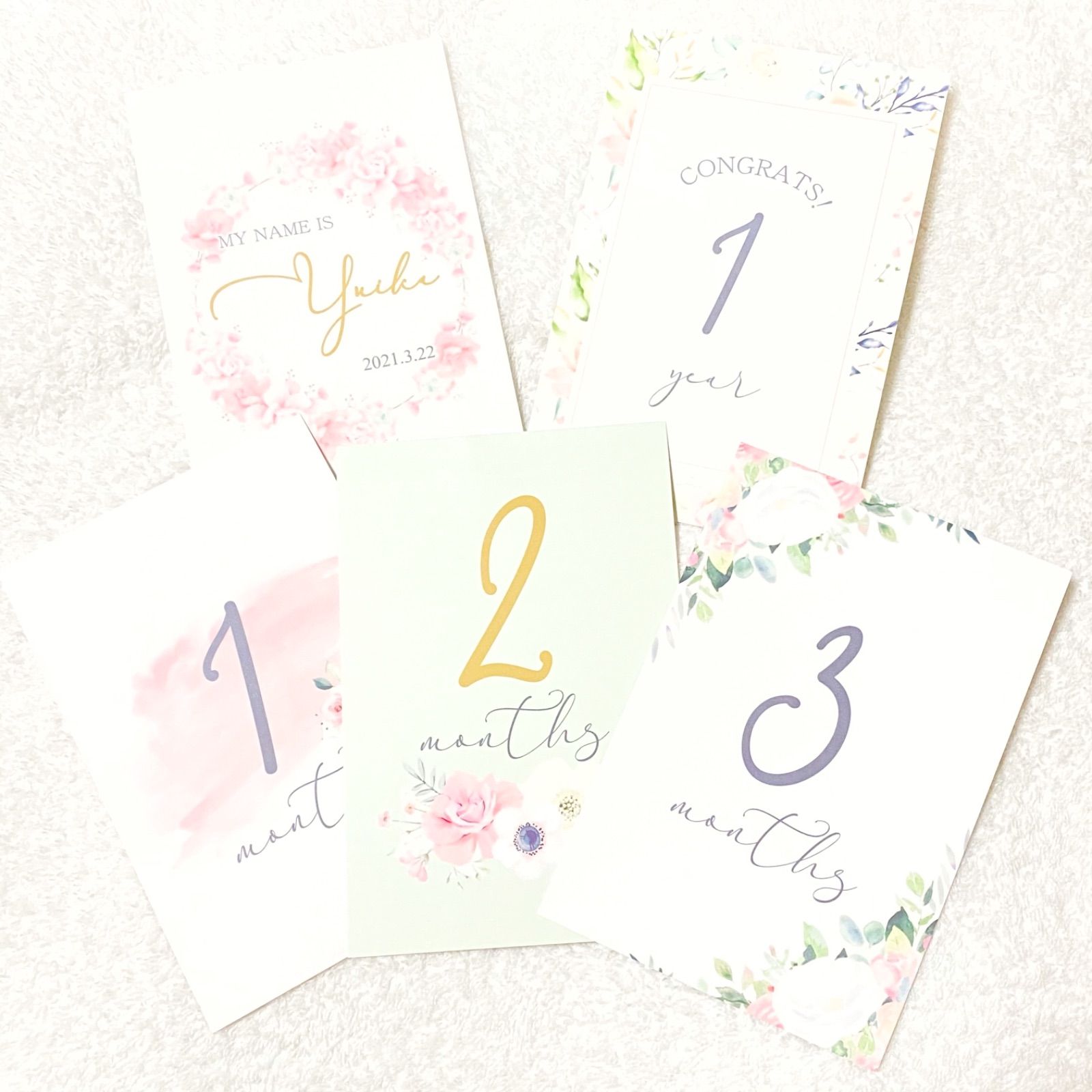 monthly card flower / マンスリーカード フラワー - メルカリ