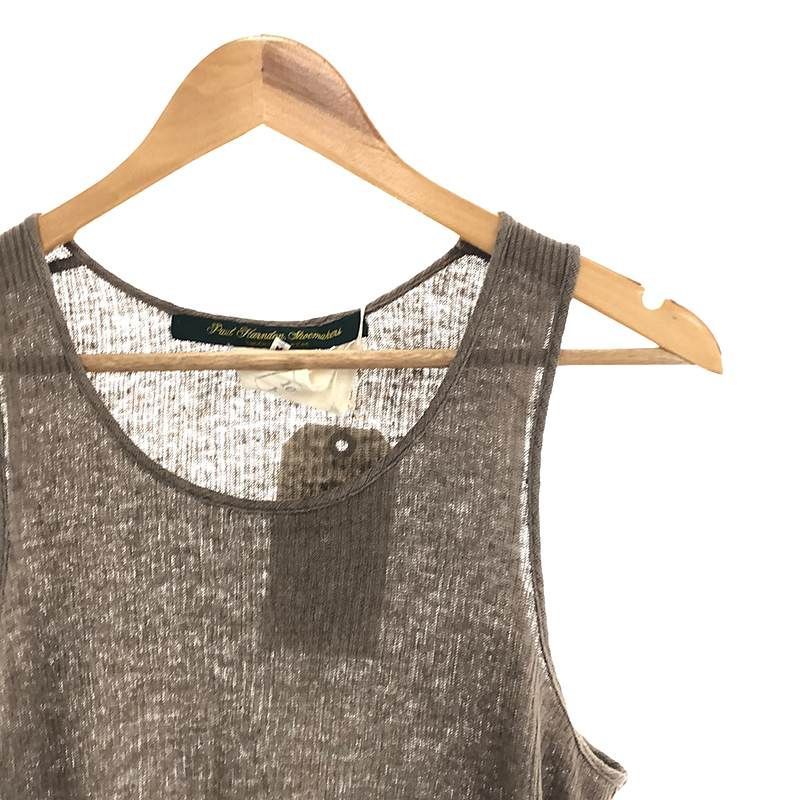 Paul Harnden / ポールハーデン | M Knit Vert / リネン ニットベスト  