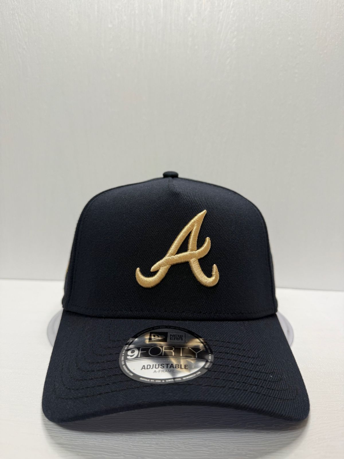 Newera アトランタブレーブス Inaugural Season 2017 9 forty A-FRAME スナップバックキャップ ネイビー