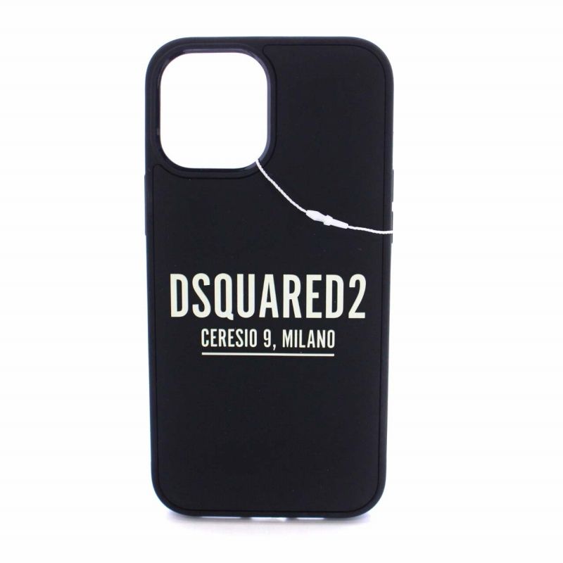ディースクエアード DSQUARED2 タグ付き CERESIO 9 IPHONE 13 PRO MAX COVER アイフォンケース カバー S82IT0125 /KH 黒 ブラック GY29 SG