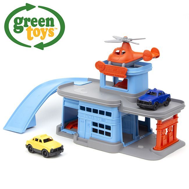 green toys パーキングガレージ GRT-PPGB-1312(おもちゃ 玩具 車 カー 室内 トイ カーパーキング パーキング ガレージ) 
