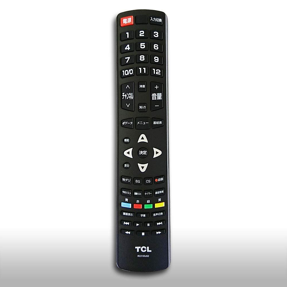 テレビリモコン 純正品 RC3100J02 液晶テレビ用リモコン TCL - メルカリ