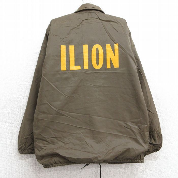 古着 Dunbrooke 長袖 ナイロン ジャケット キッズ ボーイズ 子供服 80s ILION ロードランナー 茶 ブラウン 25feb06