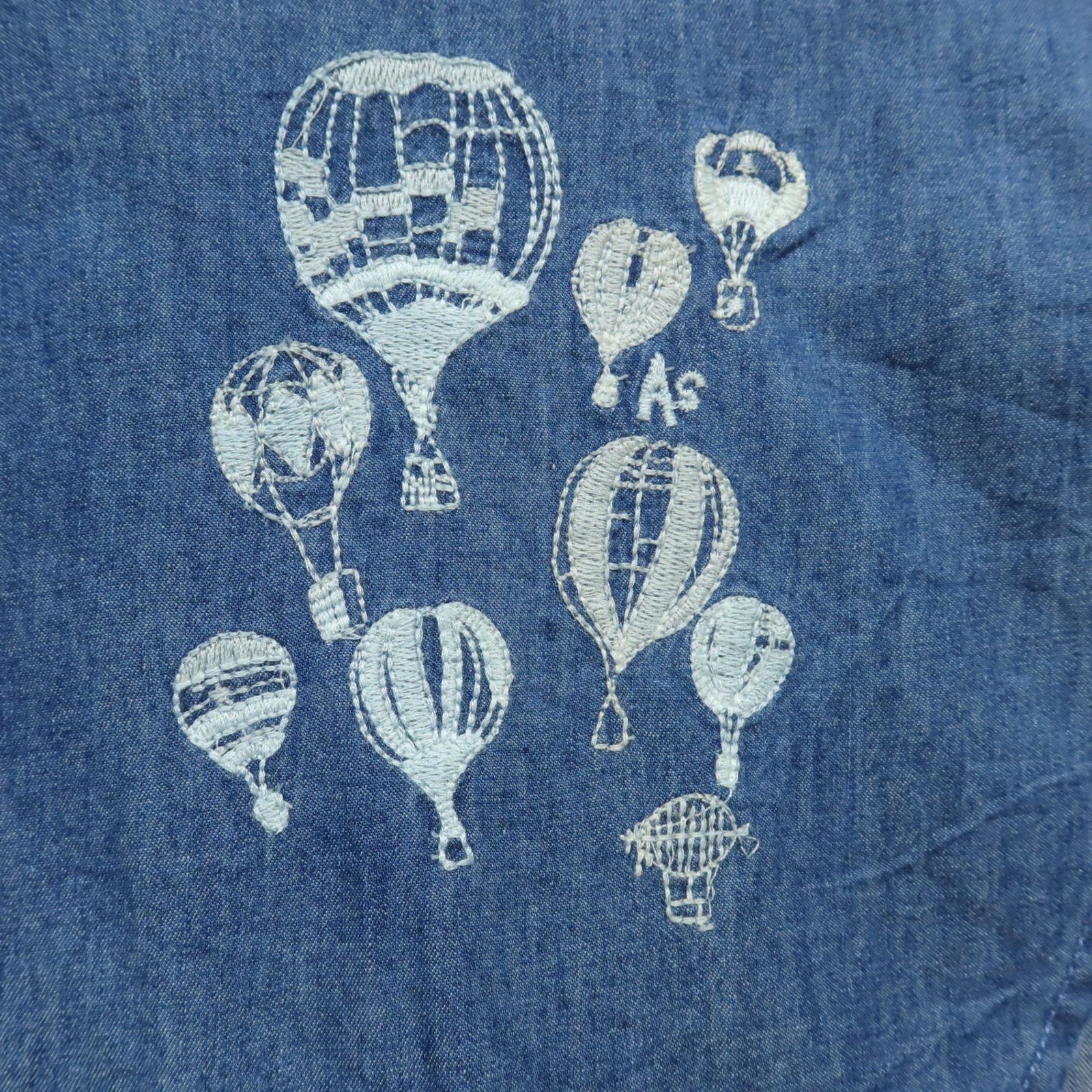 【新品】 アズノウアズオオラカ 刺繍オンデニムワンピース ゆったり 大きいサイズ 楽天市場】【大きいサイズ】チェック流れ刺繍OP／アズノゥアズ