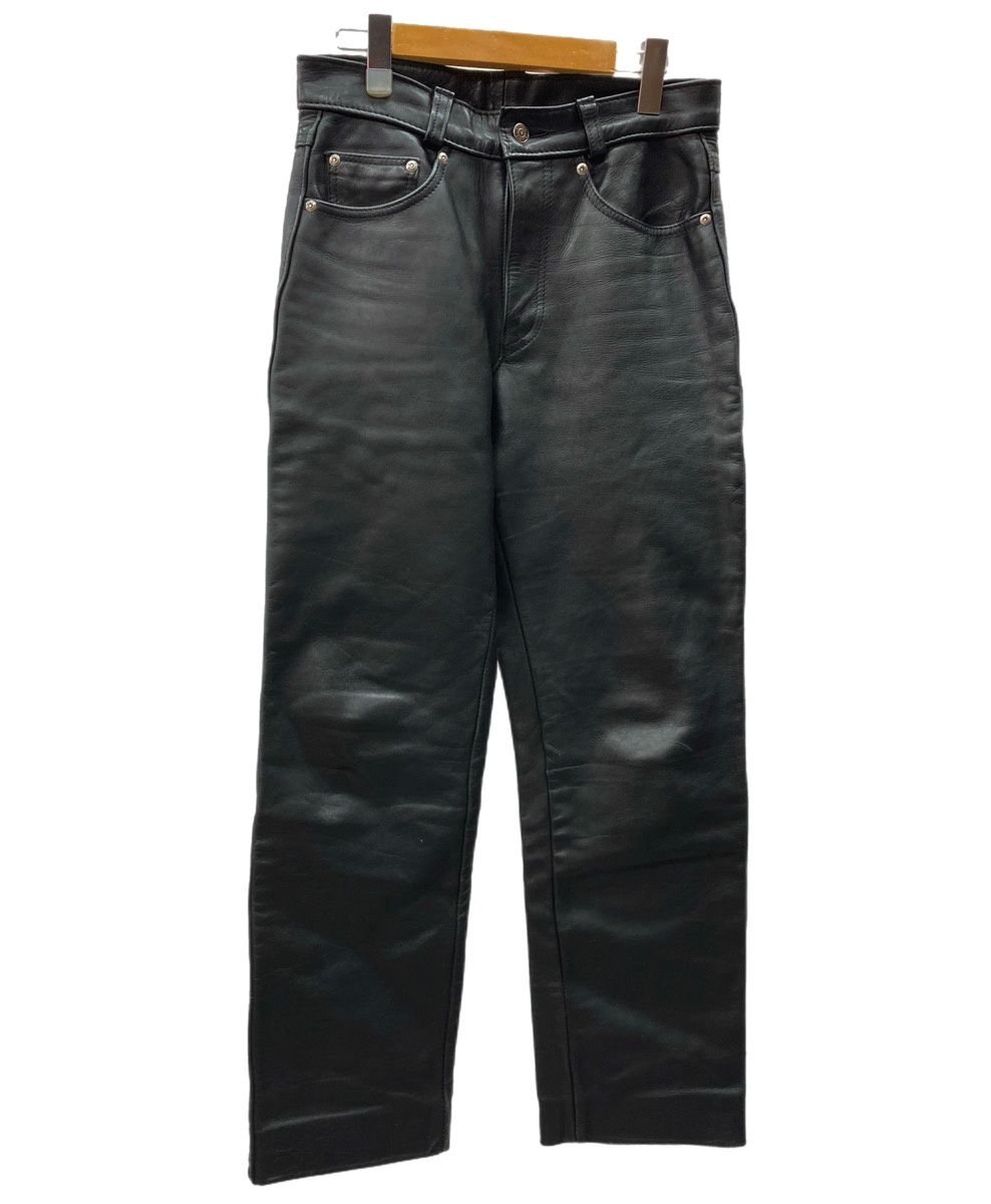 ショット SCHOTT 600 LEATHER PANTS レザーパンツ USA製 ジッパー