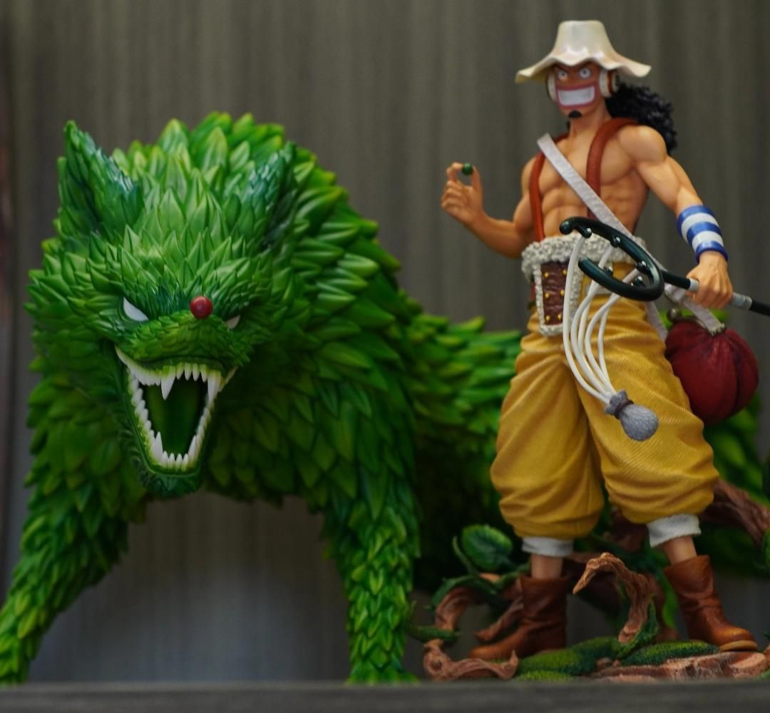 ワンピース ウソップ 衝撃狼草 セット ガレージキット