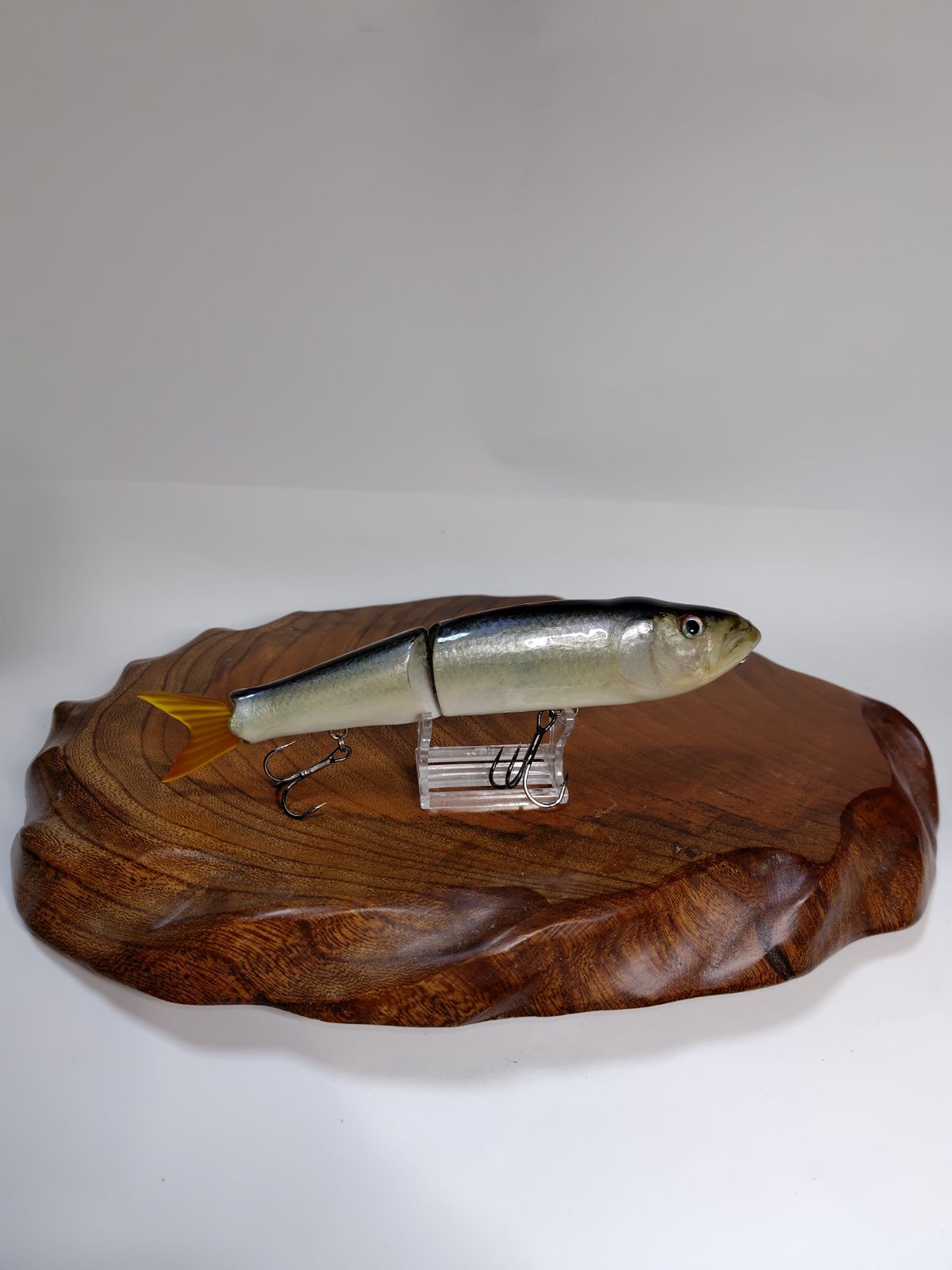 剥製魚皮ルアーカスタム ハスフラットハス