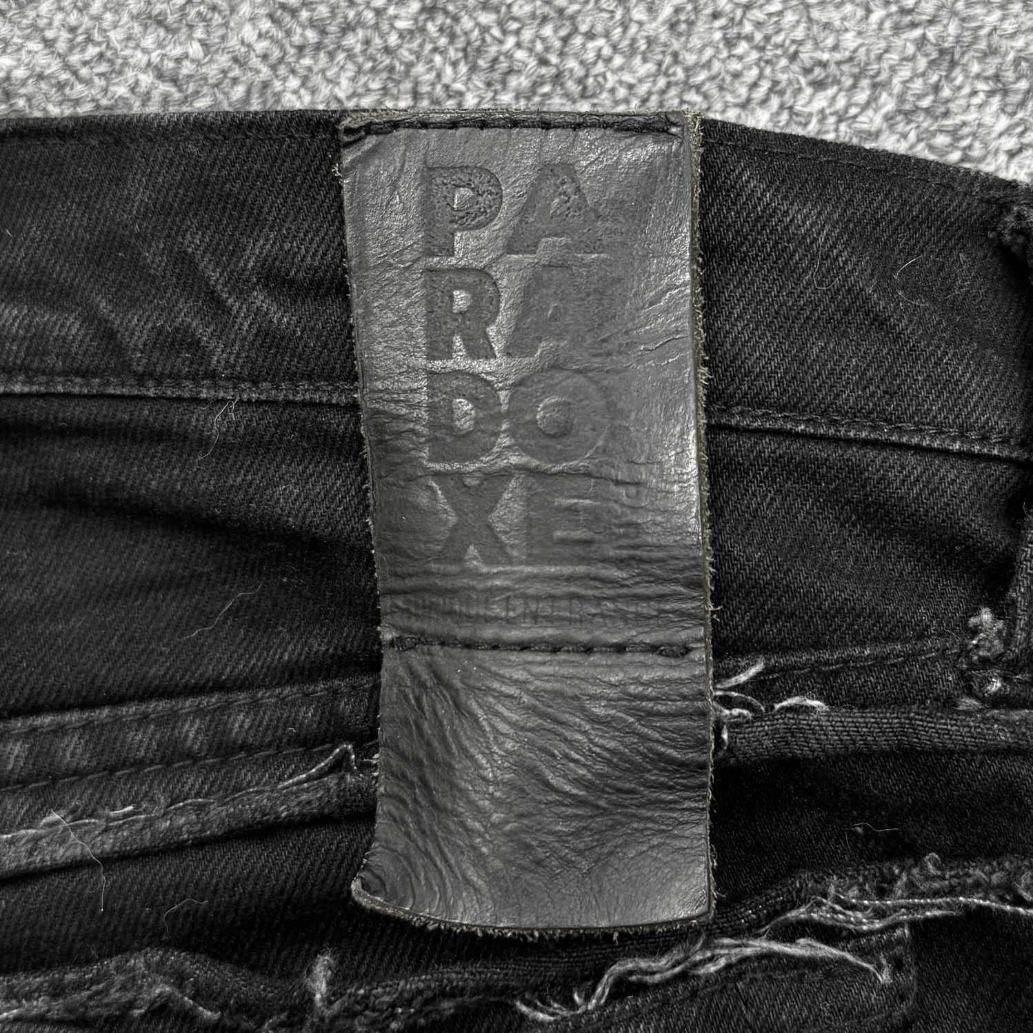 PARADOXE デストロイ ダメージ クラッシュ デニムパンツ ジーンズ 