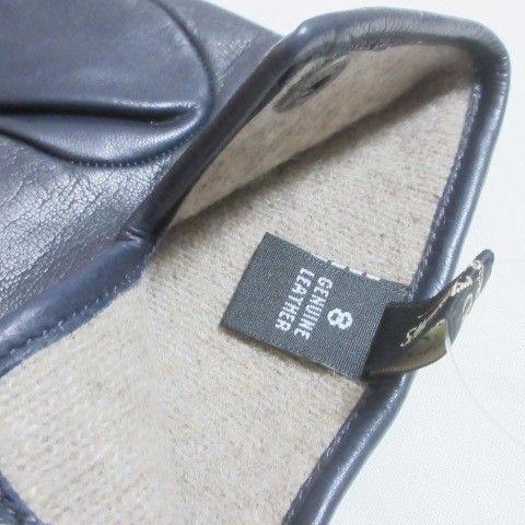 ユナイテッドアローズ UNITED ARROWS タグ付き レザー手袋 グローブ 羊