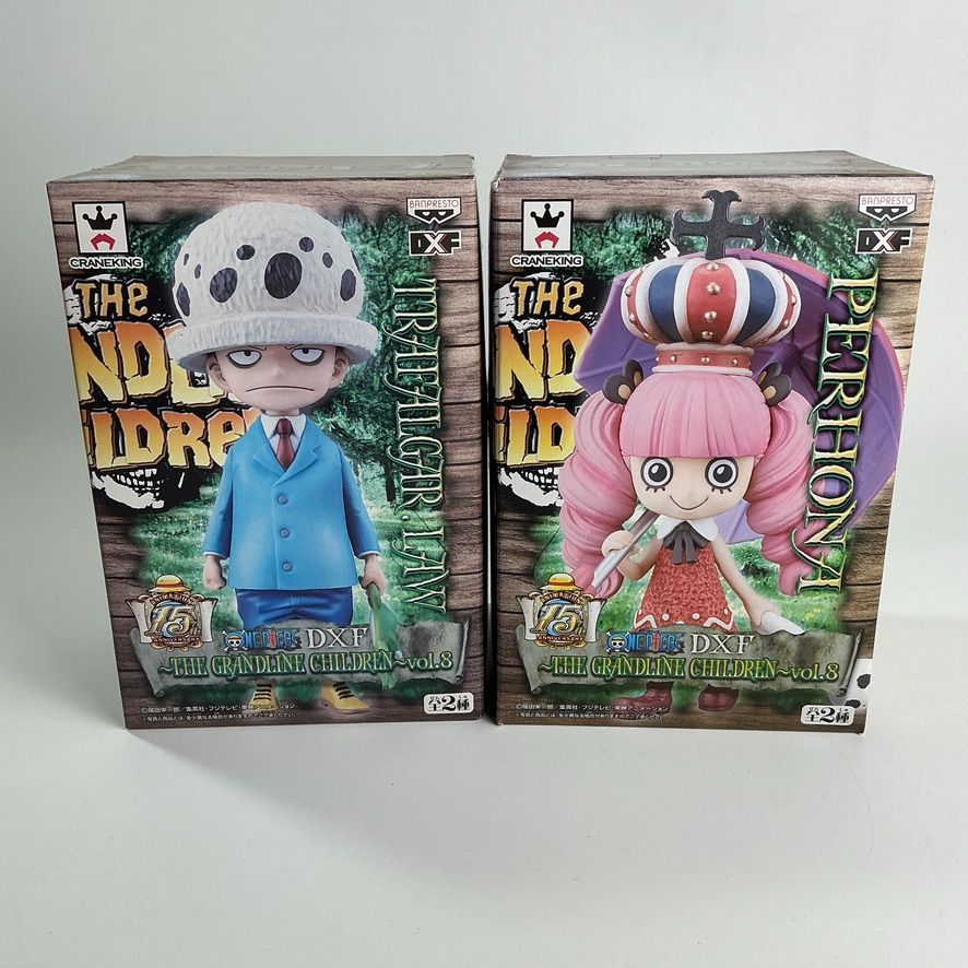 ワンピース DXF フィギュア THE GRANDLINE CHILDREN vol.8 全2種セット トラファルガー・ロー ペローナ バンプレスト グラチル プライズ チルドレン 新品未開封