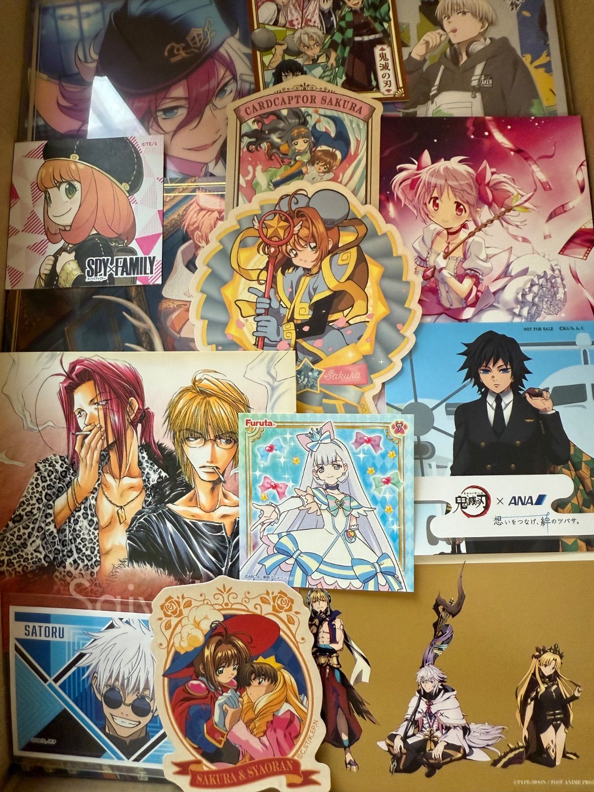 紙類 アニメ ゲーム まとめ売り 大量 コースター ポストカード カード