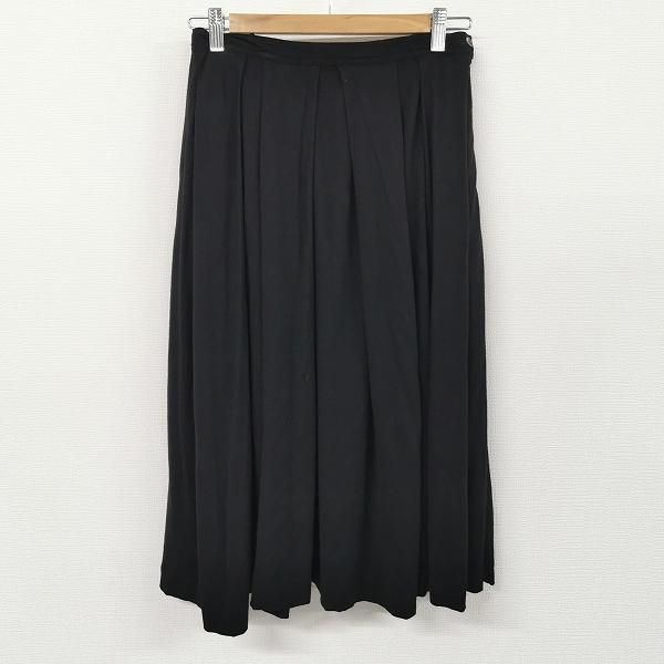 #anc マドモアゼルノンノン MademoiselleNONNON スカート フレア M 黒 タグ付き 美品 レディース [957630]
