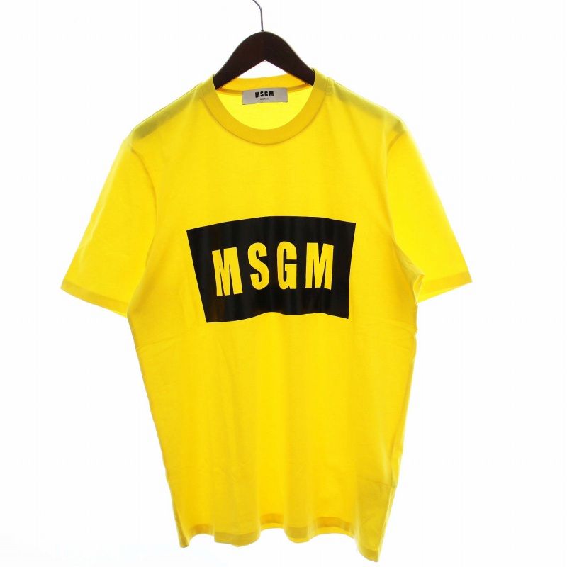 エムエスジーエム Msgm Tシャツ カットソー 半袖 S 黄色 イエロー 2640mm67 Tr35 メルカリ 6366