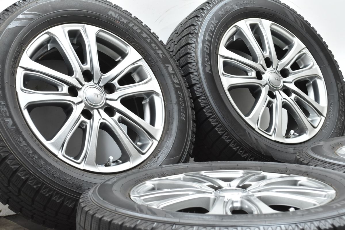 バリ溝 シビラ 15in 6J 43 PCD114.3 ノーストレック N3I 195|65R15 ノア ヴォクシー エスクァイア ステップワゴン アクセラ