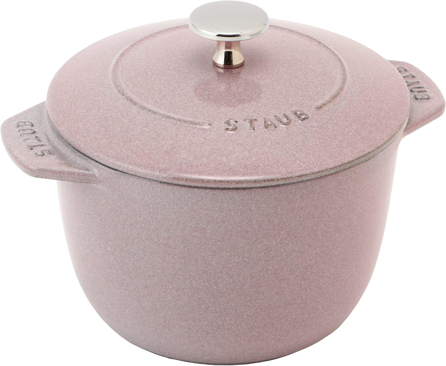 ストウブ(Staub) 「 ラ ココット de GOHAN シフォンローズ M 16cm 」 ご飯鍋 炊飯 2合 鋳物 ホーロー 鍋 炊飯器 【シリアルナンバー付き】 La Cocotte de GOHAN 40508-854