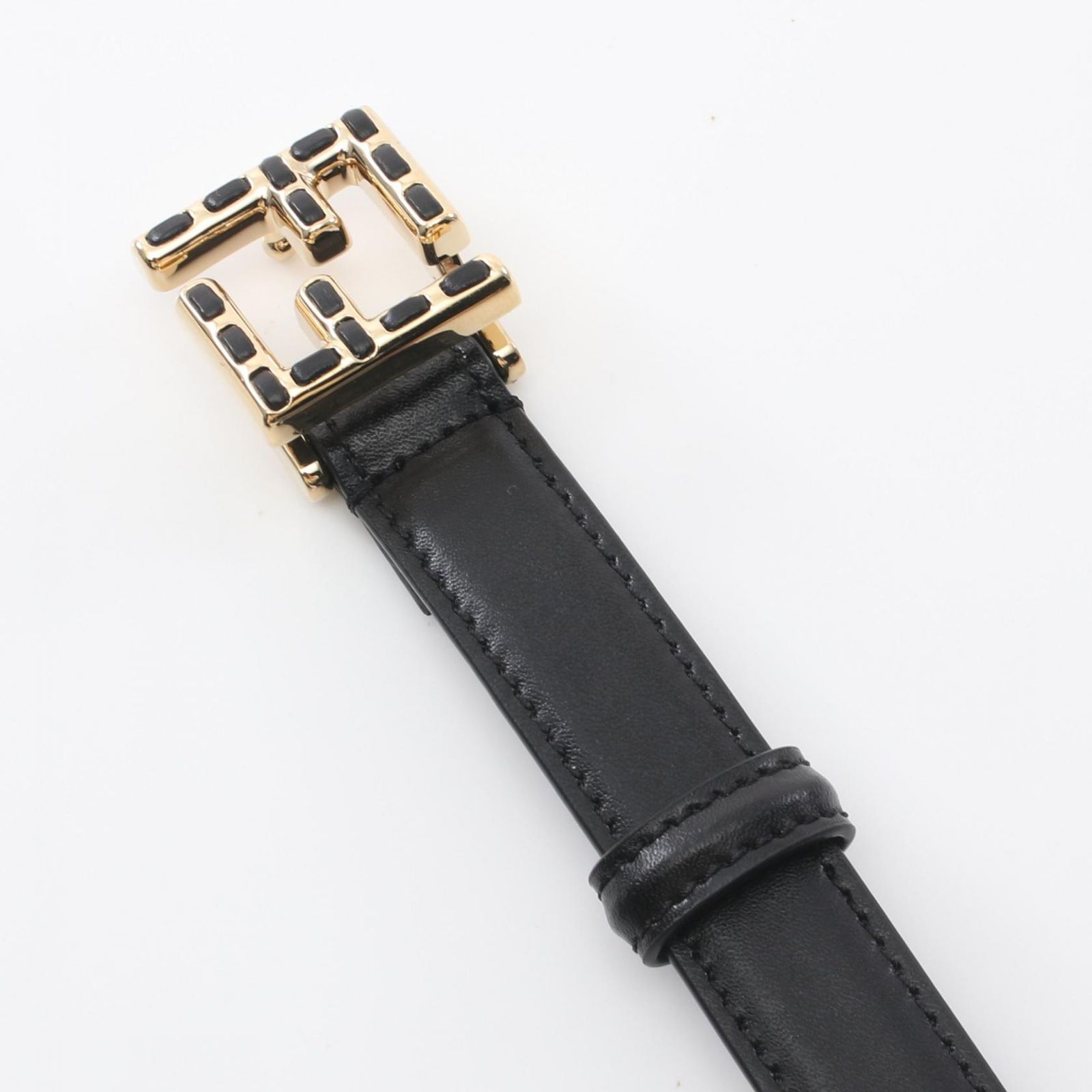 フェンディ FENDI ベルト FF 8C0648ASUPF0KUR70 ブラック レザー ベルト レディース 新品 - メルカリ