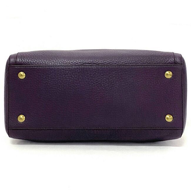 コーチ ミニ ボストン バッグ レガシー ヘイリー サッチェル パープル