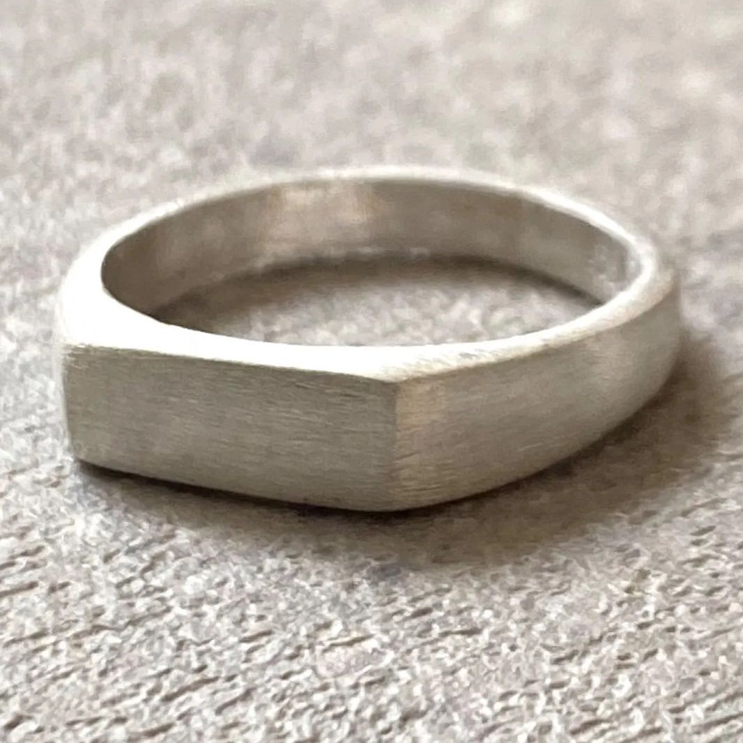 【みい様♡オーダー専用ページ】 オーバル印台シルバー925リングシグネットSILVERオーバーサイズ