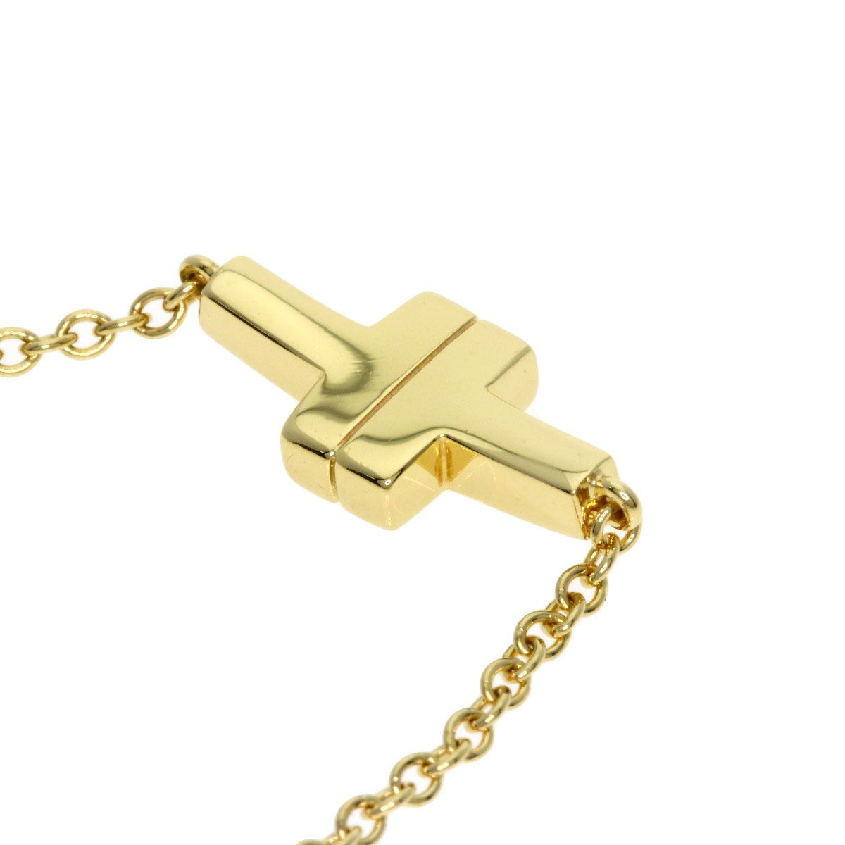 TIFFANY&Co. ティファニー T TWO ブレスレット K18YG レディース
