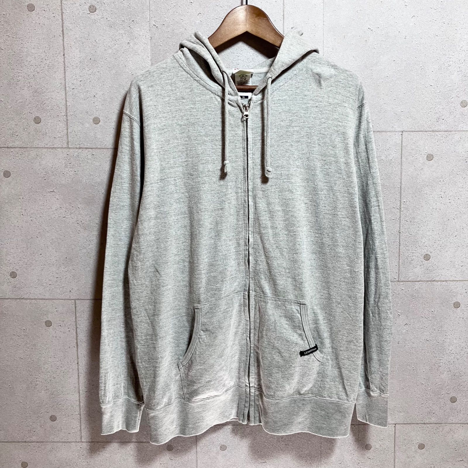 LEMONED ジップアップジャケット グレー LEMONED ジップアップジャケット グレー