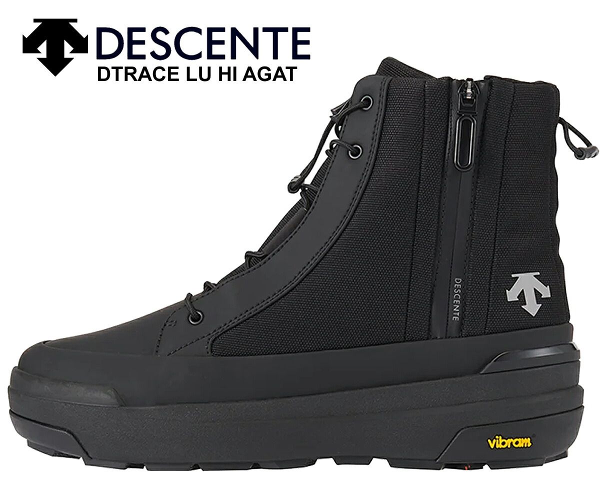 デザント ディートレース LU HI AGAT DESCENTE DTRACE LU HI AGAT BLACK|GREY du4fbt01uz DESCENTE ALLTERRAIN 防水 蓄熱保温素材ヒートナビ Vibram
