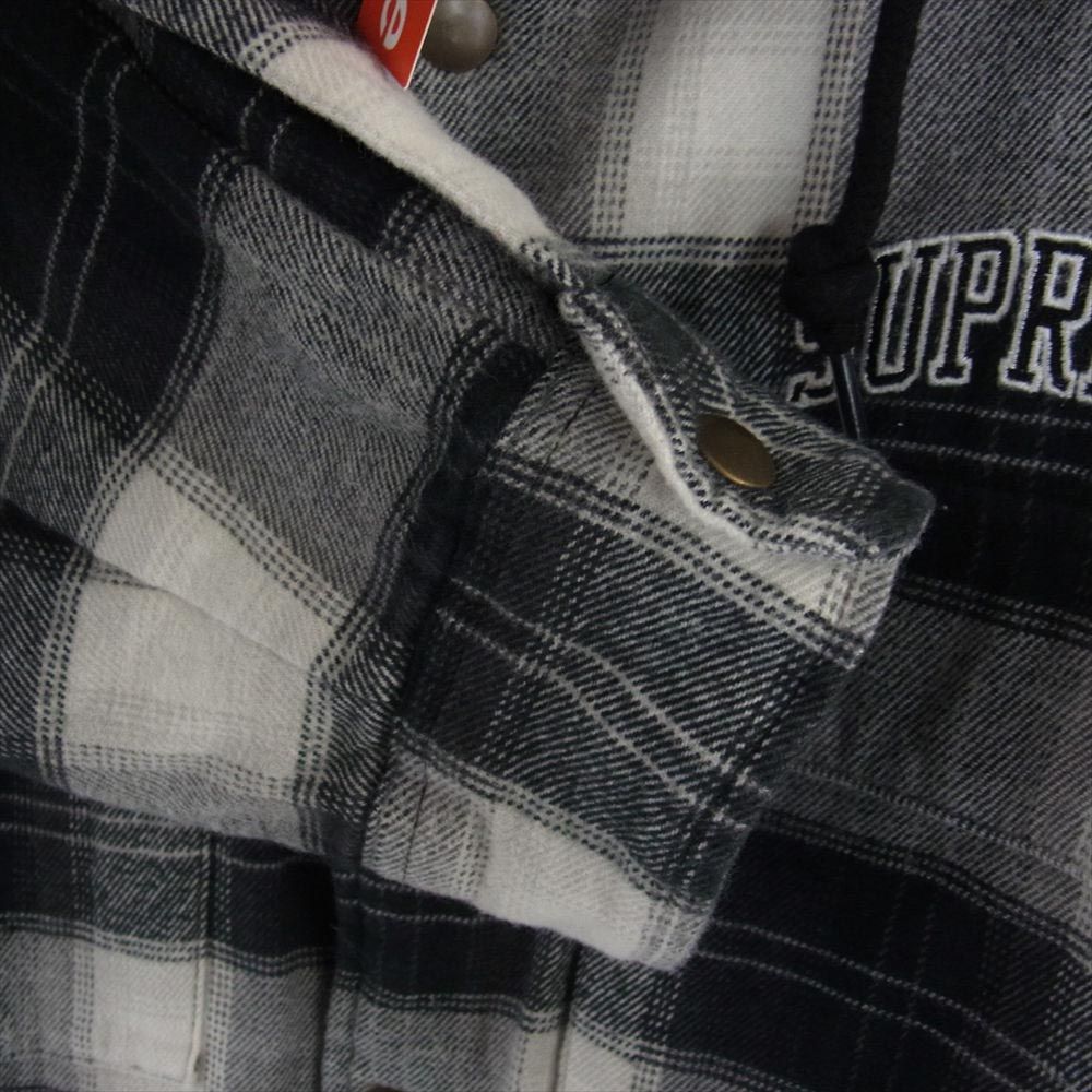 ジャケット・アウター Supreme 19AW Quilted Hooded Plaid Shirt Supreme Quilted Hooded Plaid Shirt (FW19) - $138