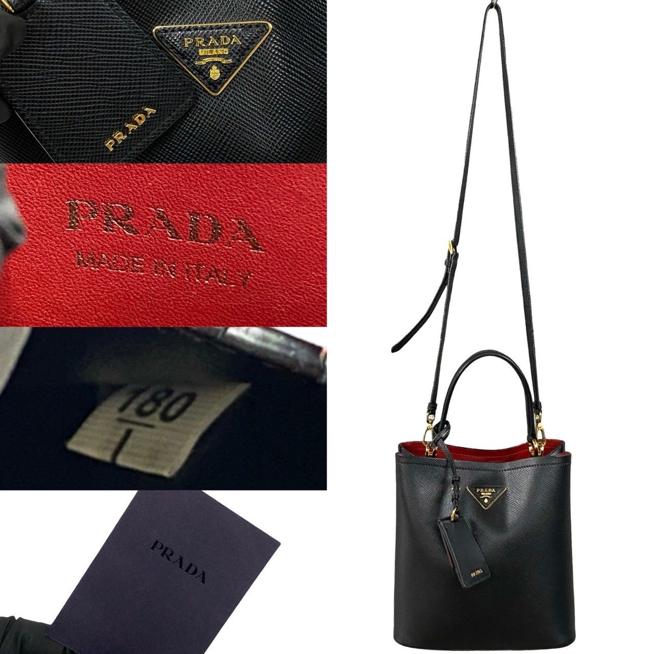 楽天市場】【超美品】 プラダ 2WAYバッグ サフィアーノ ルクス