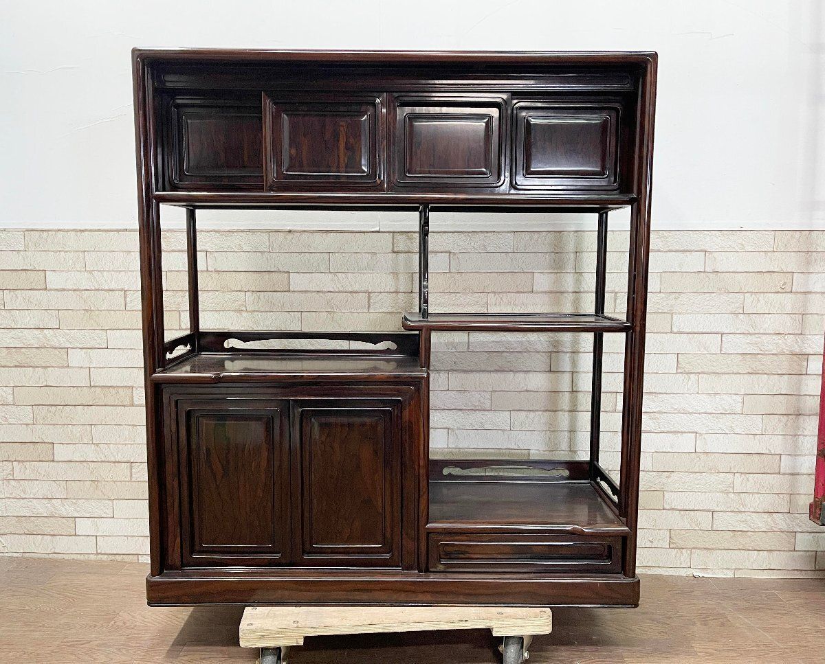 □飾り棚 キャビネット 茶箪笥 昭和レトロ 和風家具 和家具