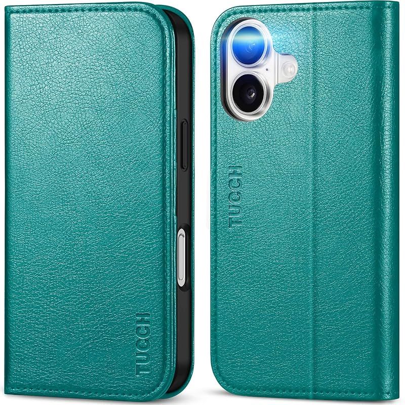 TUCCH iPhone 16 対応 ケース 手帳型 アイフォーン16手帳ケース カード収納 横置きスタンド機能 [RFIDブロッキング] PU合皮 TPU素材 全面保護 衝撃吸収 アイフォン16 携帯カバー 2024年発売 6.1インチ 