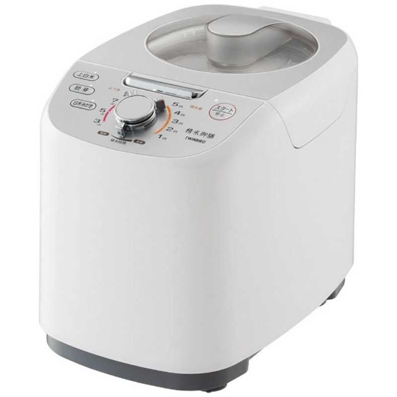未開梱 ツインバード TWINBIRD コンパクト精米器 精米御膳 MR-E751 ホワイト