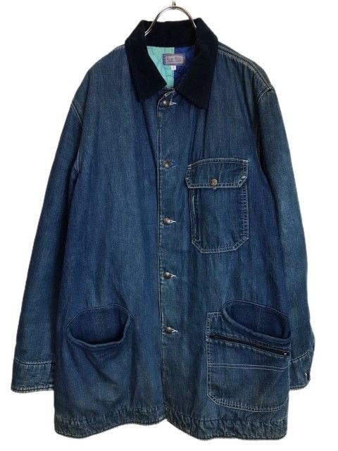 BLUE デニムジャケット ブルーブルー カバーオール BLUE（カバーオール