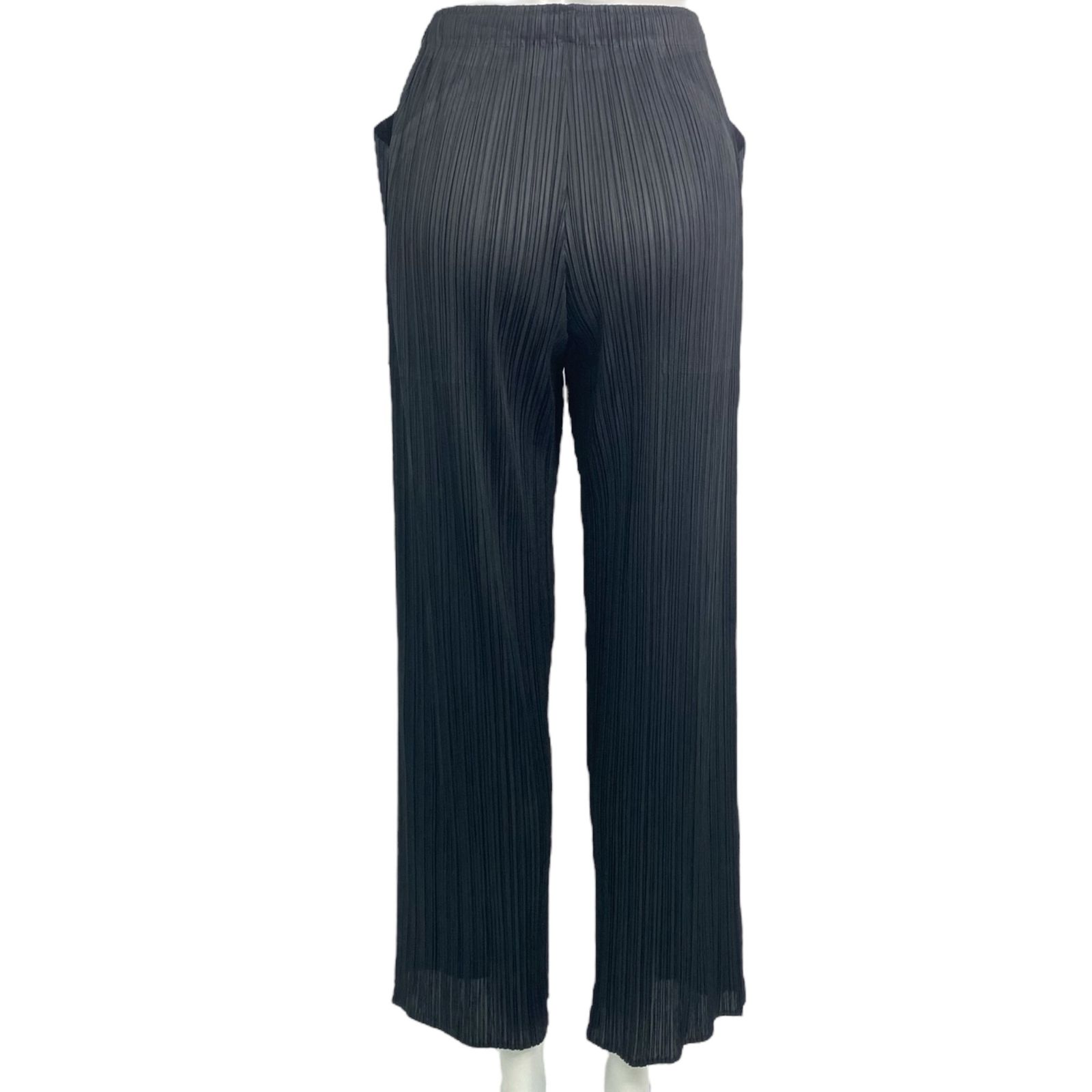 ISSEY MIYAKE イッセイミヤケ PLEATS PLEASE プリーツプリーズ パンツ ブラック サイズ2