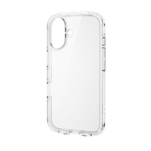 【新品・5営業日で発送】iPhone16／タフスリムライトケース／オールクリア(PM-A24ATSLACR)
