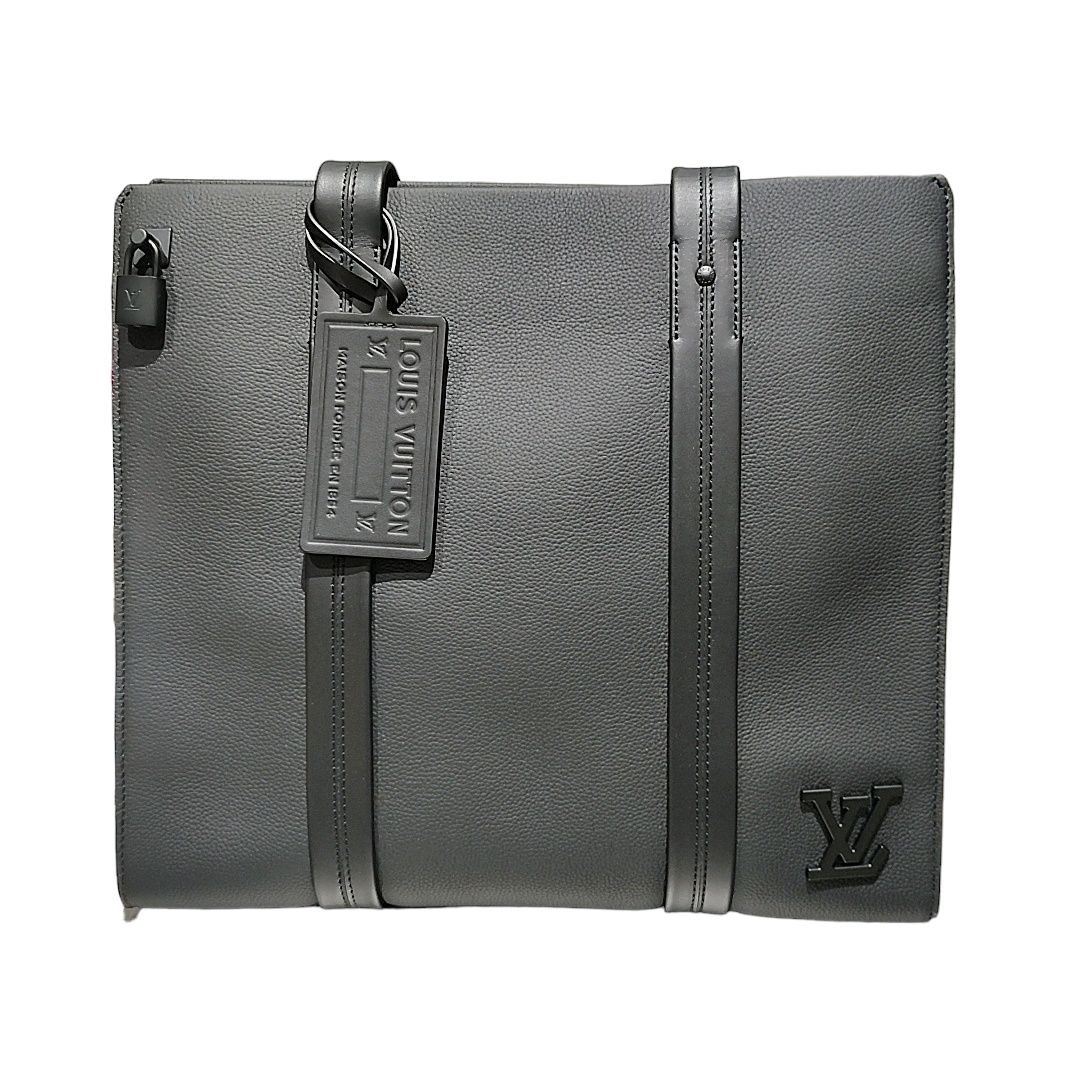 LOUIS VUITTON ルイ・ヴィトン アエログラム テイクオフ レザー トート