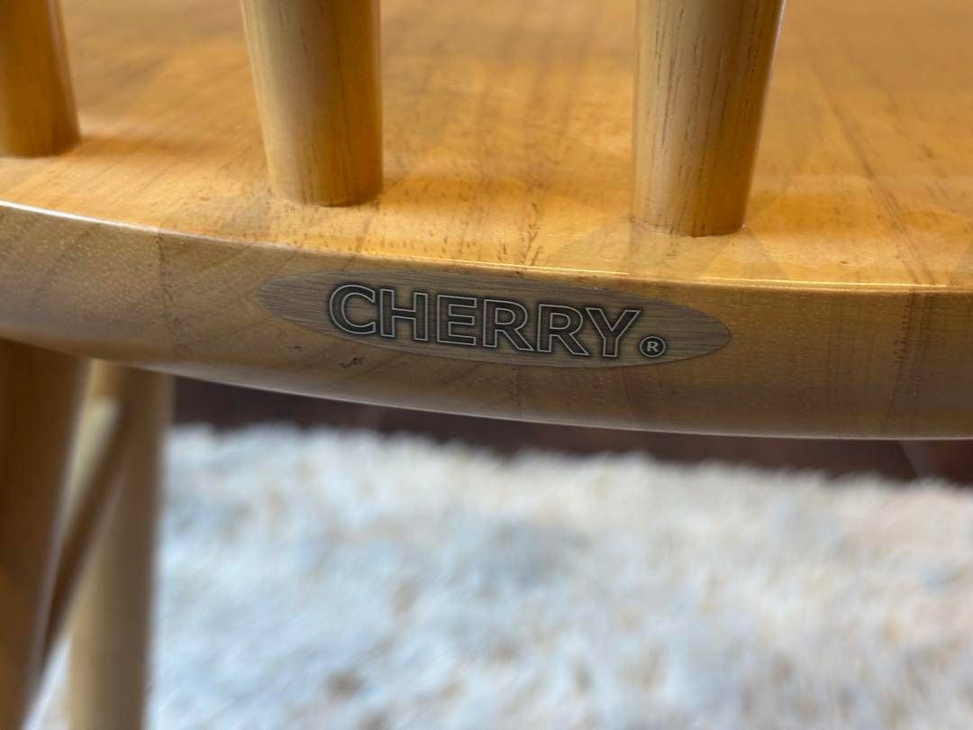 ②cherry 桜屋工業　ウィンザーチェア　アームチェア　オークレイチェア　nz cherry 桜屋工業 ウィンザー アームチェア オークレイチェア 2脚