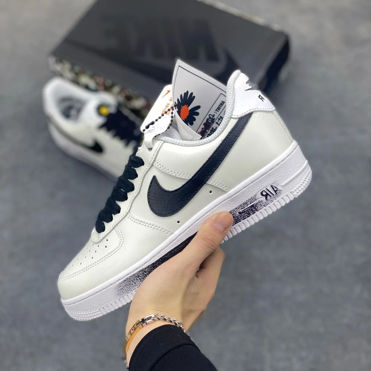 PEACEMINUSONE × Nike Air Force 1 Low "Para-noise/White/Black" / G-DRAGONピースマイナスワン × ナイキ エアフォース1 ロー "パラノイズ/ホワイト/ブラック" / ジードラゴン登場。