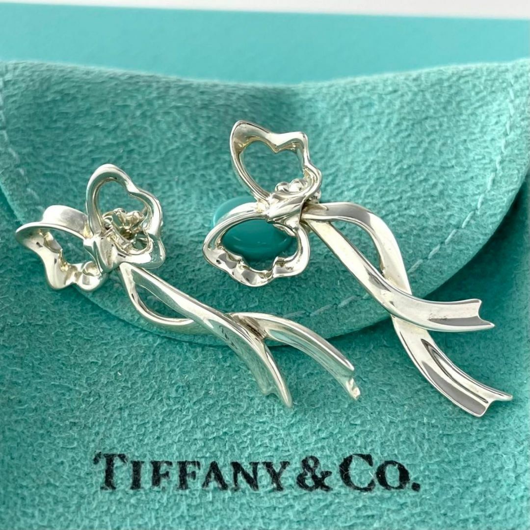 ティファニー リボン スイング ピアス シルバー 925 RT4fe SIROKUMA-CORPORATION_COM