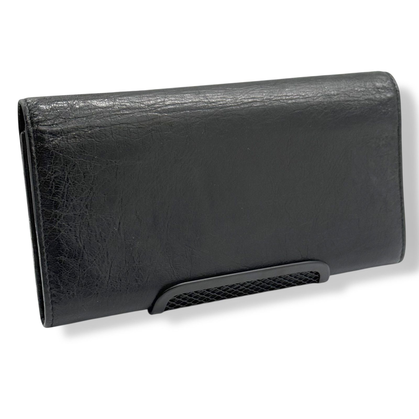 美品✨️BALENCIAGA 長財布 シティ ブラック レザー Y2K 長財布 y2k 黒色 美品✨️BALENCIAGA 長財布 シティ ブラック レザー