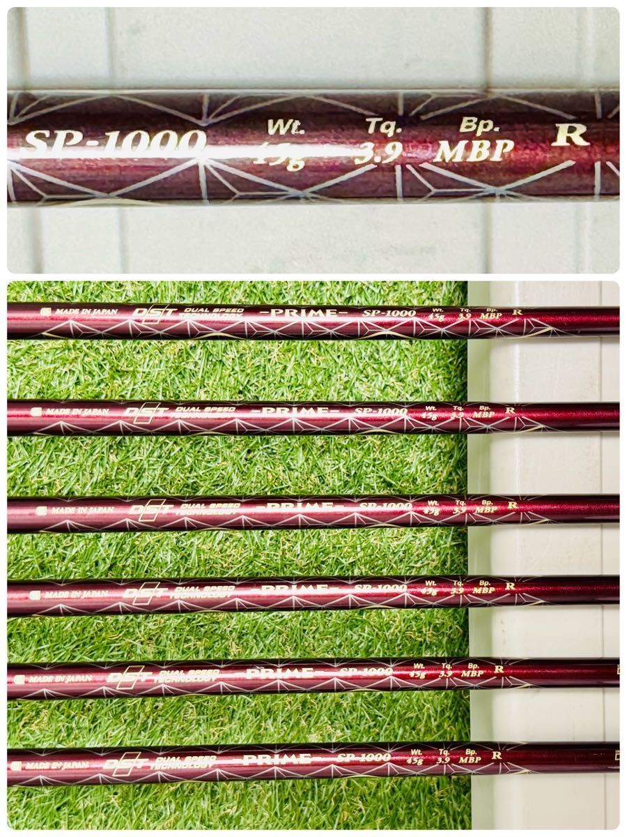 最高級】10代目ゼクシオプライム メンズアイアンセット 6本 カーボン R