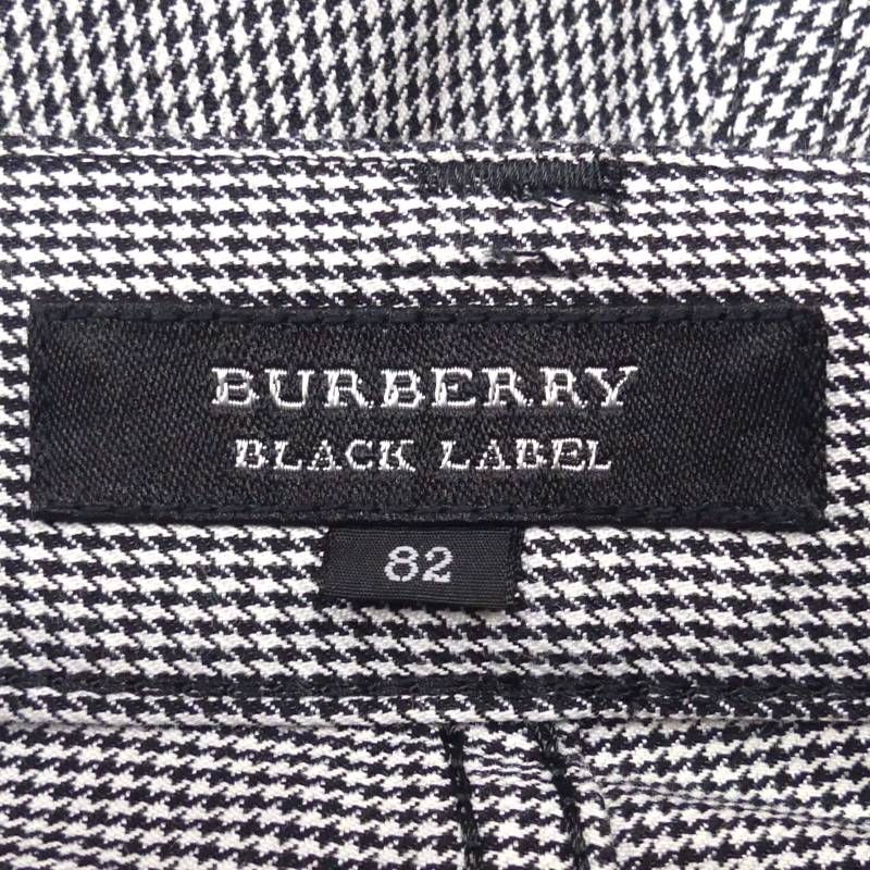 未使用品 バーバリーブラックレーベル BURBERRY BLACK LABEL カットソー Tシャツ 半袖 切替 チェック 1 黒 /MY ■OS メンズ