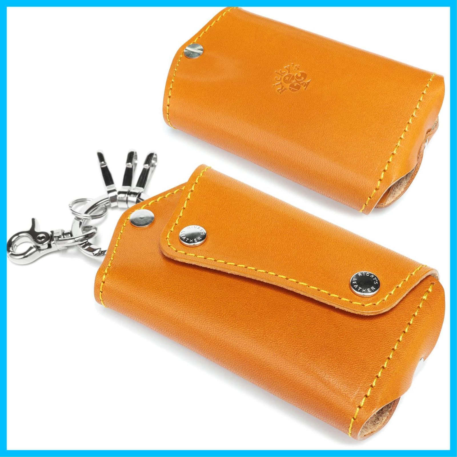 あん様用 本革キーケース、槐製サイドルーバーガー、ホーンリング